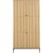 Albany Kleiderschrank 4 T�ren 6 Regale Natur.