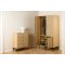 Albany Kleiderschrank 4 T�ren 6 Regale Natur.