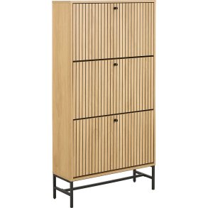 Albany Schuhschrank 3 Schubladen Natur.