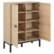 Kensington Vitrinenschrank 4 Tren 6 Regale Wei.