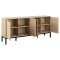 Kensington Sideboard 4 Tren 4 Regale Eichen Dekor.