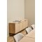 Kensington Sideboard 4 Tren 4 Regale Eichen Dekor.