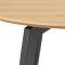 Cadiz table de salle  manger 120x120cm nature.