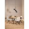 Cadiz table de salle  manger 120x120cm nature.