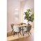 Cadiz table de salle  manger 120x120cm nature.