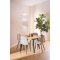 Cadiz table de salle  manger 120x120cm nature.