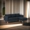 Marino sofa BA4, chaiselongsofa hjre eller venstrevendt i velour sort.