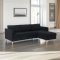 Marino sofa AB3, chaiselongsofa hjre eller venstrevendt i fljl sort.