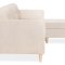 Marino Sofa AB1, Chaiselongue rechts oder links gewendet in Samt Sand.