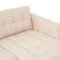 Marino Sofa AB1, Chaiselongue rechts oder links gewendet in Samt Sand.