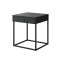 Comodino Pops con 1 cassetto, set da 2 pezzi, nero.