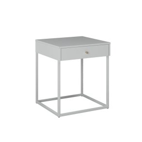 Pops nattbord 1 skuff hvit.