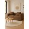Box 2 personers sofa, 2 pynteputer beige, brun.