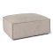 Box chaiselongsofa, 3 pynteputer lysegr.