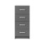 Elenzio Commode  4 tiroirs, gris. 