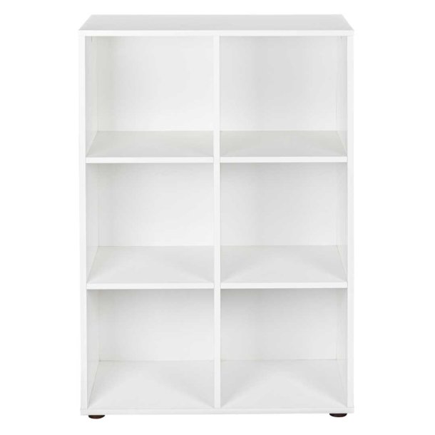 Nuoro hylle 6 rom hvit.