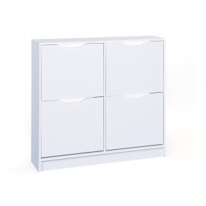 WestphalenSK4 Schuhschrank 4 Klaptren wei.