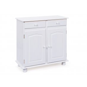 Lovo Sideboard 2 Schubladen, 2 Tren, weiss.