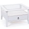 Pall Couchtisch 1 Schublade, 1 Ablage, weiss.