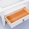 Pall Couchtisch 1 Schublade, 1 Ablage, weiss.