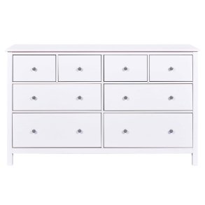Chilly kommode , sknk 8 skuffer hvid.