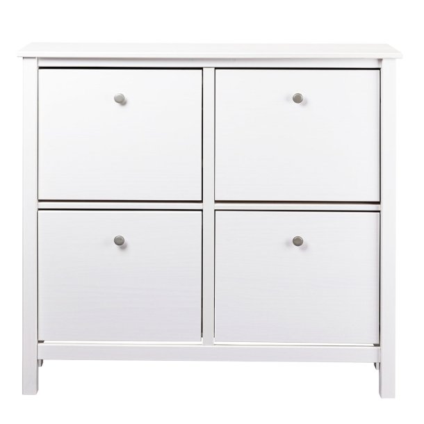 Chilly skoskab 4 klaplger hvid.