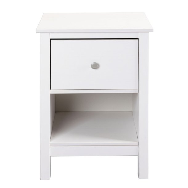 Chilly natbord 1 skuffe, 1 hylde hvid.
