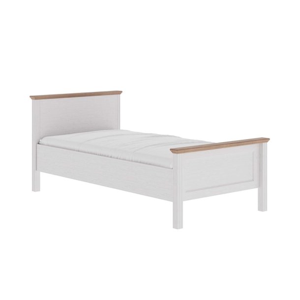 Maluno sng 90x200cm vit,ek dekor.