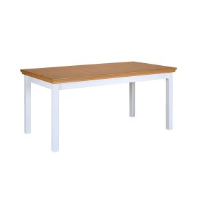 Maluno spisebord 90x166cm hvit,eik dekor.