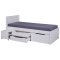 Efetivo seng 90x200cm hvid.