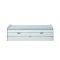 Ried seng 90x200 cm, 2 skuffer, 1 udtrksseng hvid.