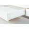 Ried seng 90x200 cm, 2 skuffer, 1 udtrksseng hvid.