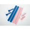 Batur skrivbord 1 lda vit, bl/rosa.