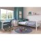 Batur skrivbord 1 lda vit, bl/rosa.