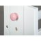 Batur skrivbord 1 lda vit, bl/rosa.