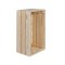 Valloni treboks som kan stables for oppbevaring 65x23x31cm natur.