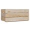 Valloni treboks som kan stables for oppbevaring 65x23x31cm natur.