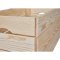 Valloni treboks som kan stables for oppbevaring 65x23x31cm natur.