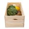 Valloni treboks som kan stables for oppbevaring 65x23x31cm natur.