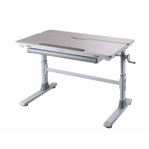 Frederik skrivebord 1 skuff, justerbar hvit, gr.