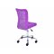 Bonnie chaise de bureau violet.