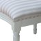Amaretta spisegruppe 100x180/280 inkl. 2 tilleggsplate antikk hvit med 6 Rokokko stoler antikk hvit/beige.