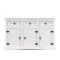 New Mexico Sideboard Breite 132 cm, H�he 84 cm mit 3 Schubladen und 3 T�ren weiss/Wachs.