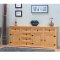 New Mexico Sideboard mit 7 Schubladen und 3 T�ren Breite 200 cm, H�he 84 cm gelaugt/gewachst.