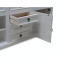 New Mexico Sideboard mit 7 Schubladen und 3 T�ren Breite 200 cm, H�he 84 cm weiss/gewachst.