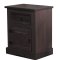 New Mexico bedside table width 53 cm, height 66 cm with 1 drawer and 1 door colonial stain/wax.