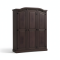 New Mexico wardrobe 3 doors width 152 cm, height 193 cm colonial stain/wax.