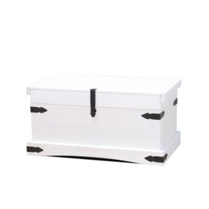 New Mexico kiste bredde 92 cm, hyde 45 cm hvit/voks.