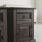 New Mexico bedside table 2 pcs. width 53 cm, height 66 cm with 1 drawer and 1 door colonial stain/wax.