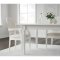 Amaretta Essgruppe 100x180/280 einsch. 2 Zusatzplatten antik wei� mit 2+6 Rokoko St�hlen antik weiss/beige.